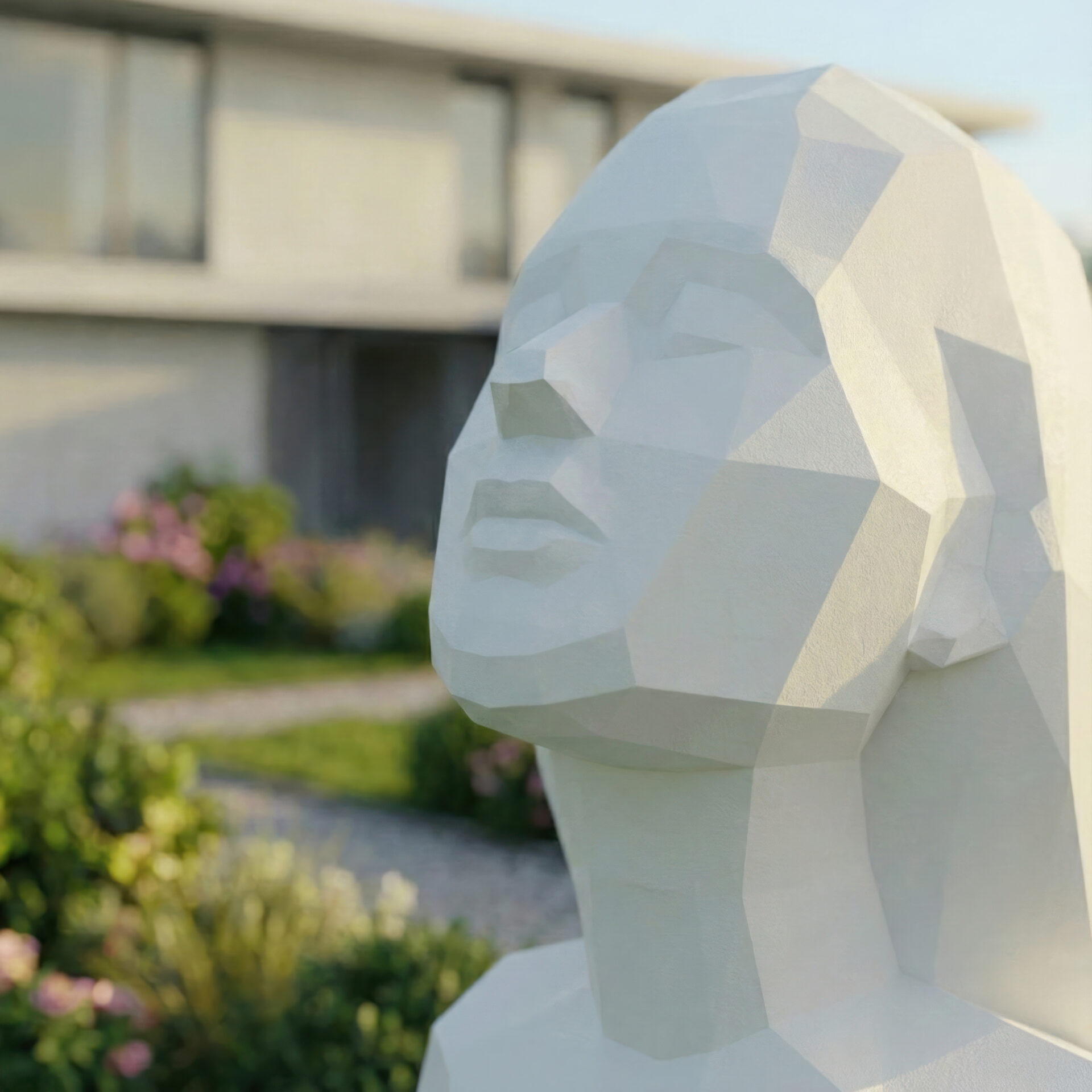 Nowoczesna rzeźba geometryczna Women - obrazek 2