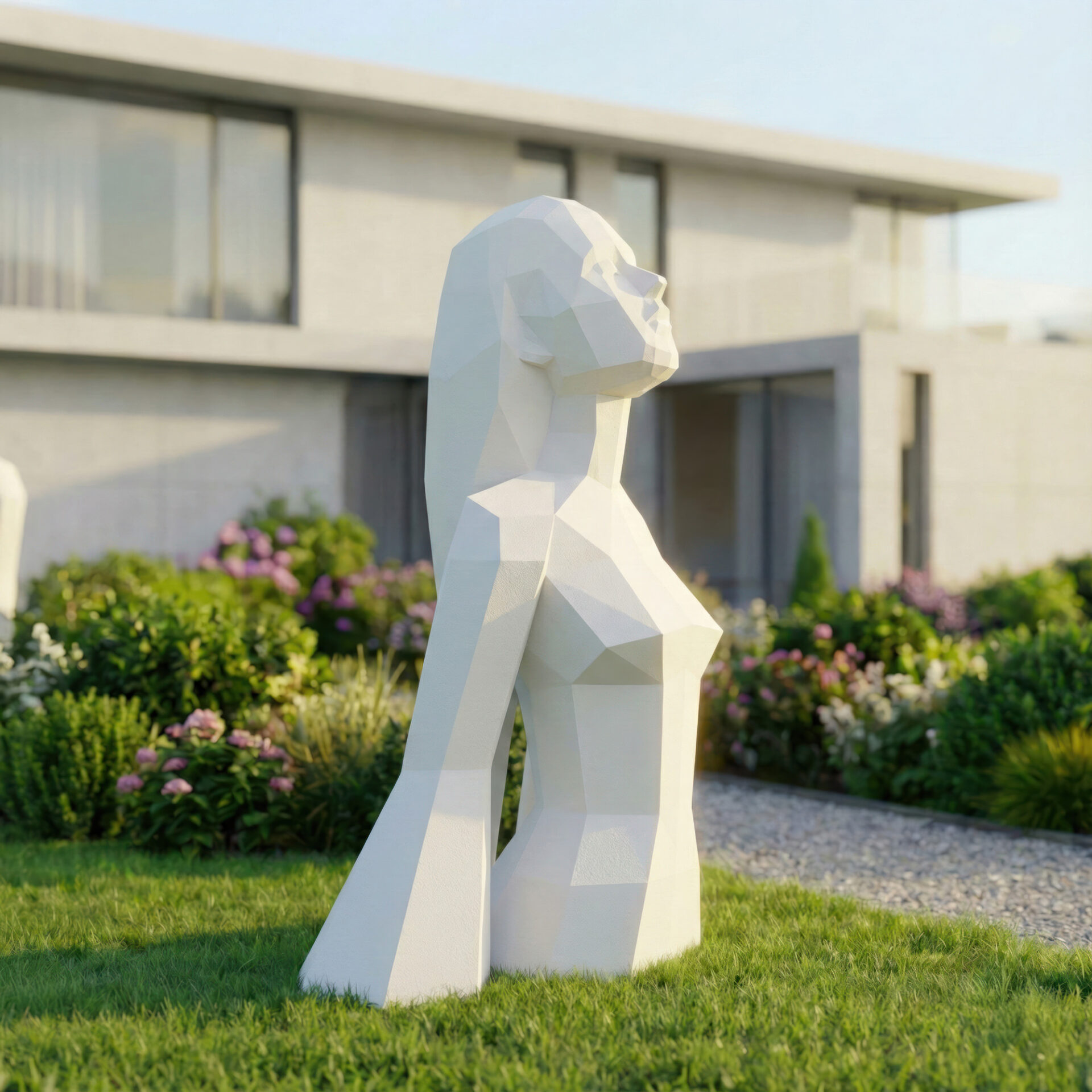 Nowoczesna rzeźba geometryczna Women - obrazek 4